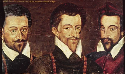 Porträts von drei Herzögen von Guise